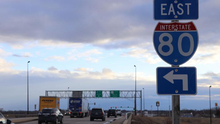 Interstate 80 in Grundy, Illinois, a part of Senate District 38, was set to receive $112.6 million for the reconstruction of 6.5 miles and other improvements from east of the Seneca interchange to west of Illinois 47. (Jacques Abou-Rizk / Medill Illinois News Bureau)