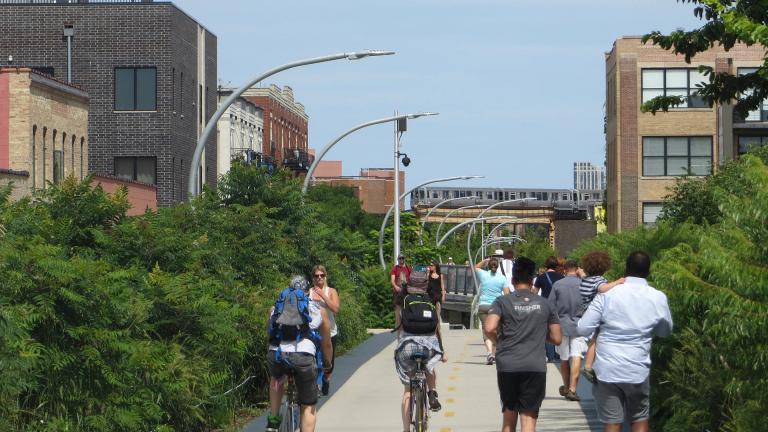 The Bloomingdale Trail near Western Avenue on July 2, 2016. (David Wilson / Flickr)