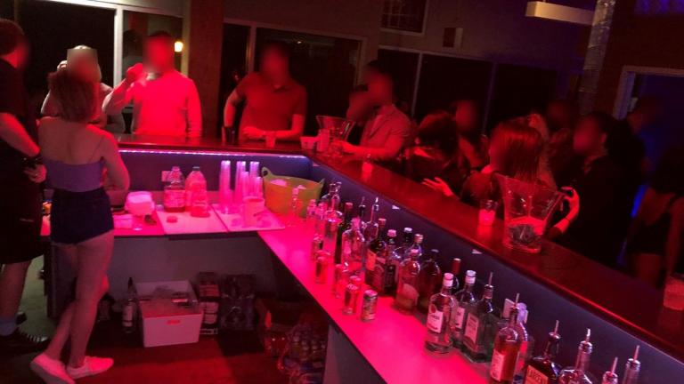 A party at 409 W. Huron St. was one of two large parties shut down, according to city officials. (Courtesy of City of Chicago)