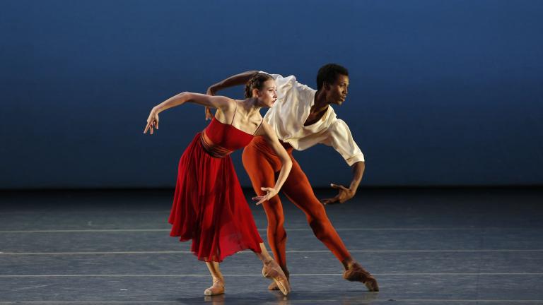 Christine Shevchenko and Calvin Royal III in “Songs of Bukovina.” (Credit: Marty Sohl)