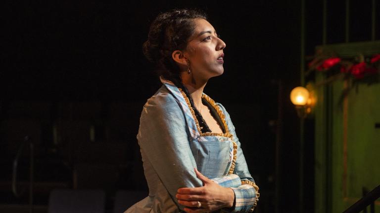 Cher Álvarez (Nora) in “A Doll’s House.” (Photo by Michael Brosilow)