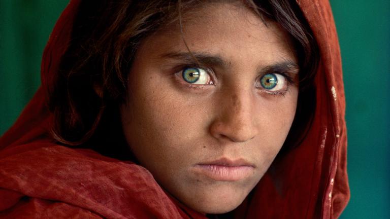 “ICONS” features photographs by Steve McCurry. The exhibit is on display at the Loyola University Museum of Art through March 31, 2024.