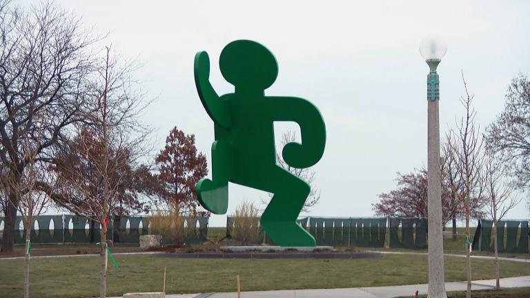 The AIDS garden is set to open this spring along the lakeshore just south of Belmont Ave. (WTTW News)