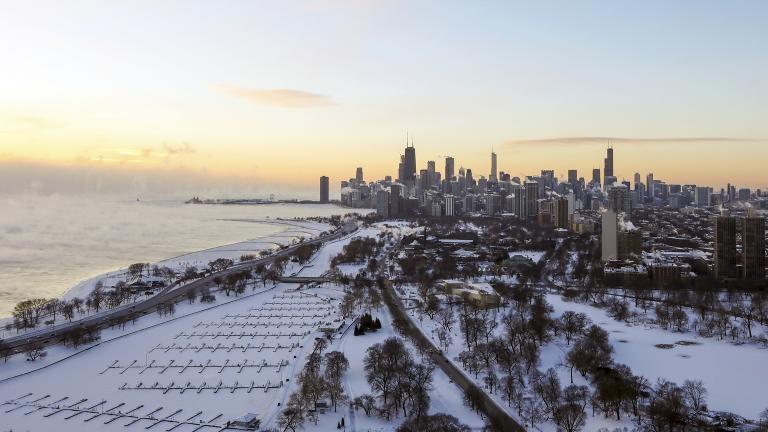 Chicago's lakefront is covered with ice on Wednesday, Jan. 30, 2019. Temperatures are plummeting in Chicago as officials warn against venturing out into the dangerously cold weather. (AP Photo/Teresa Crawford) Chicago's lakefront is covered with ice on Wednesday, Jan. 30, 2019. Temperatures are plummeting in Chicago as officials warn against venturing out into the dangerously cold weather. (AP Photo/Teresa Crawford)