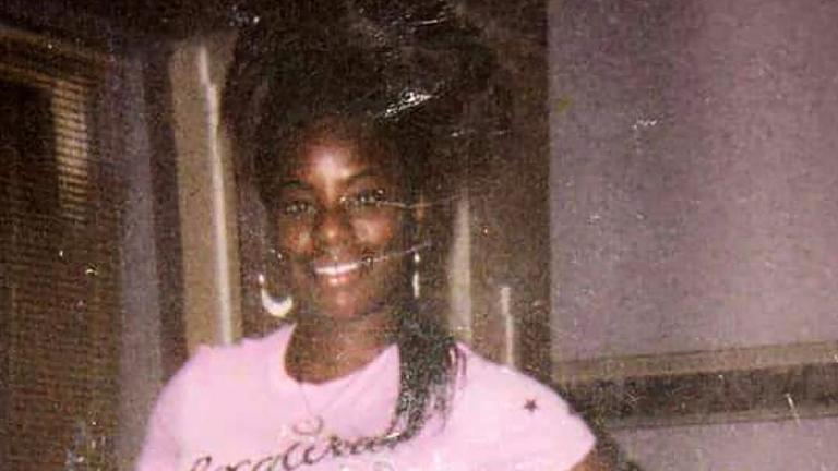 This undated family photo provided by Riccardo Holyfield shows his cousin, Reo Renee Holyfield. Her body was in a dumpster, and nobody found her for two weeks last fall. (Courtesy of Riccardo Holyfield via AP)