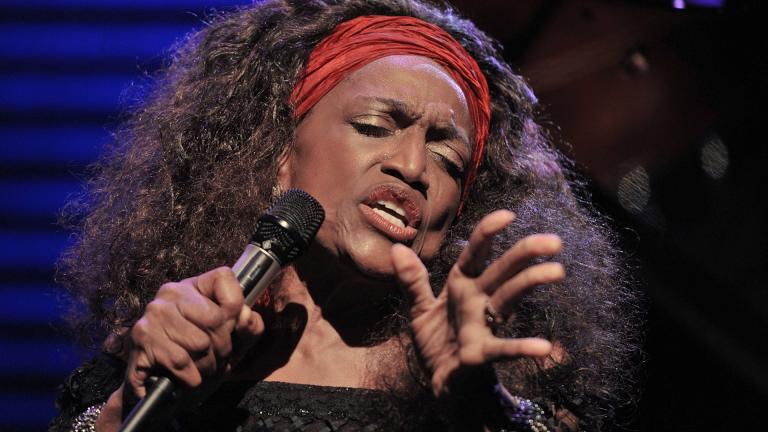 This July 4, 2010 file photo shows American opera singer Jessye Norman performing on the Stravinski Hall stage at the 44th Montreux Jazz Festival, in Montreux, Switzerland. (AP Photo / Keystone / Dominic Favre, File)