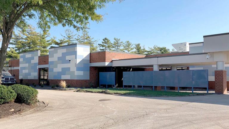 A new abortion clinic is quietly being built by Planned Parenthood in Fairview Heights, Illinois, just 12 miles across the Mississippi River east of St. Louis, as Missouri women concerned about the uncertain future of a St. Louis clinic flock across the state line. (AP Photo / Jim Salter)