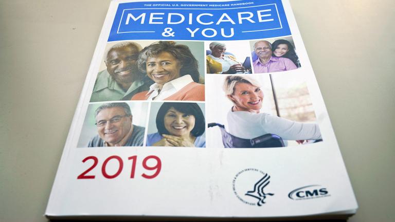 In this Nov. 8, 2018, file photo, the U.S. Medicare Handbook is photographed, in Washington. (AP Photo / Pablo Martinez Monsivais, File)