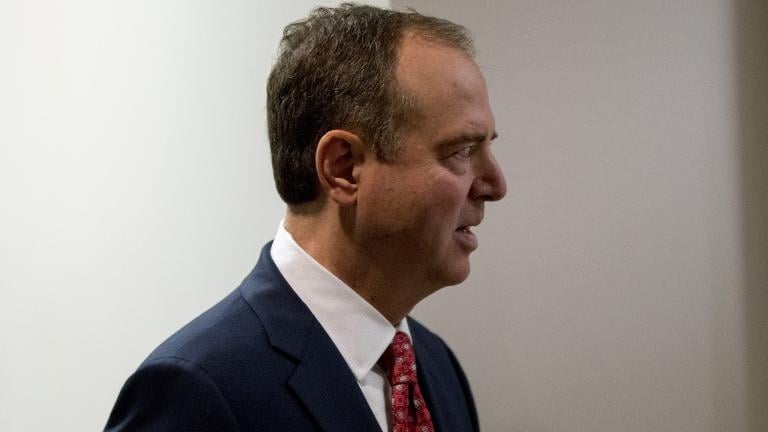 Rep. Adam Schiff, D-Calif., Chairman of the House Intelligence Committee, arrives at a closed door meeting on the ongoing House impeachment inquiry into President Donald Trump on Capitol Hill in Washington, Tuesday, Nov. 5, 2019. (AP Photo / Andrew Harnik) Rep. Adam Schiff, D-Calif., Chairman of the House Intelligence Committee, arrives at a closed door meeting on the ongoing House impeachment inquiry into President Donald Trump on Capitol Hill in Washington, Tuesday, Nov. 5, 2019. (AP Photo / Andrew Harnik)