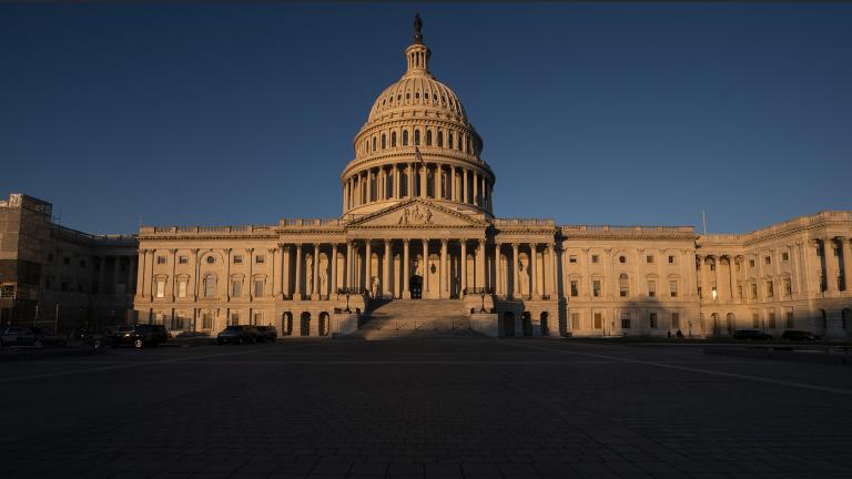 The Capitol is seen in Washington, early Wednesday, Dec. 18, 2019. President Donald Trump is on the cusp of being impeached by the House, with a historic debate set Wednesday on charges that he abused his power and obstructed Congress ahead of votes that will leave a defining mark on his tenure at the White House. (AP Photo / J. Scott Applewhite)