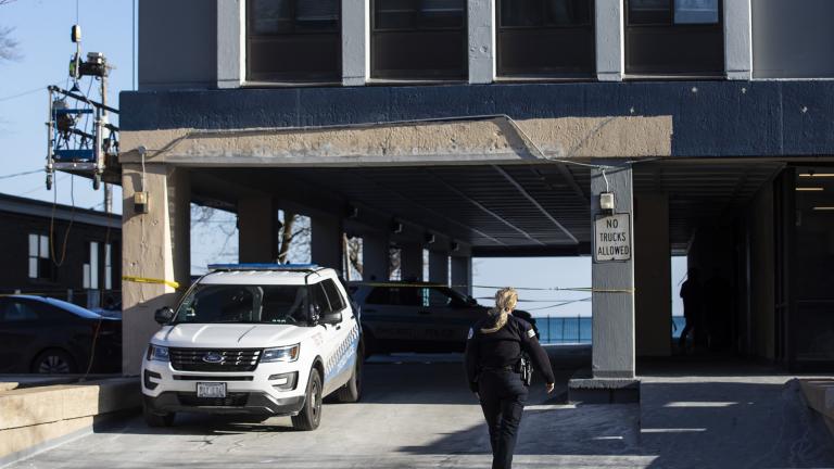 Chicago Police investigate at a South Shore neighborhood high-rise apartment building in the 7200 block of South South Shore Drive, Thursday morning, Jan. 2, 2020. (Ashlee Rezin Garcia / Chicago Sun-Times via AP) Chicago Police investigate at a South Shore neighborhood high-rise apartment building in the 7200 block of South South Shore Drive, Thursday morning, Jan. 2, 2020. (Ashlee Rezin Garcia / Chicago Sun-Times via AP)