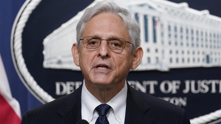 Attorney General Merrick Garland speaks at the Justice Department Thursday, Aug. 11, 2022, in Washington. (AP Photo / Susan Walsh)