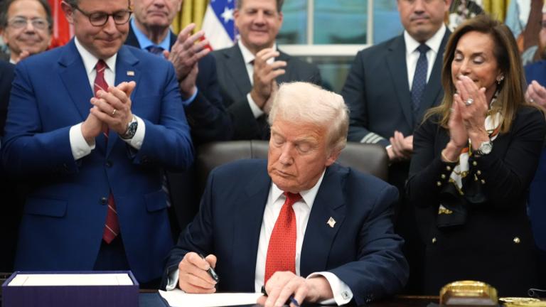 President Donald Trump speaks before signing the funding bill to reopen the government, in the Oval Office of the White House, Wednesday, Nov. 12, 2025, in Washington. (AP Photo / Jacquelyn Martin)