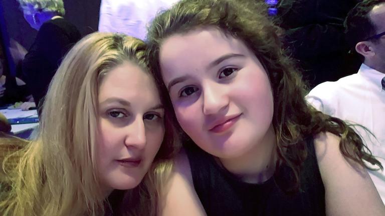 This undated photo provided by Mila Cohen shows Cohen, left, with her daughter Yelena Cohen. (Mila Cohen via AP)