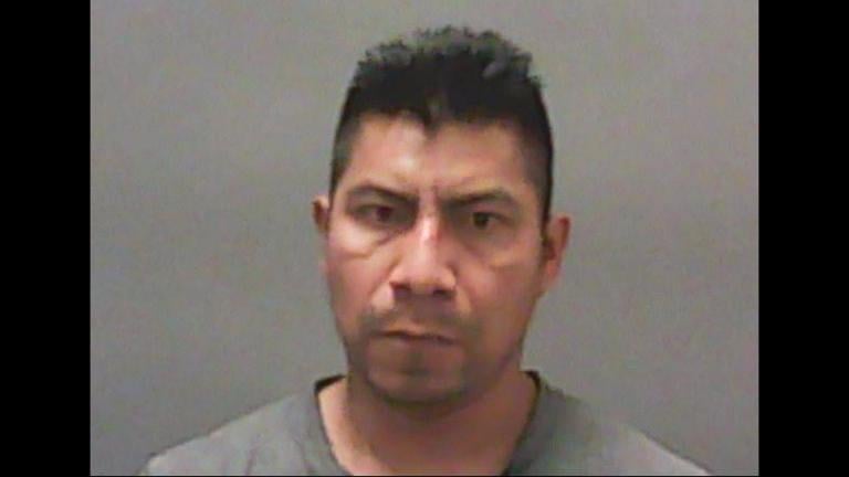 This undated photo provided by the Newton County Sheriff’s Office in Kentland, Indiana, shows Edgar Gardozo-Vasquez. (Newton County Sheriff’s Office via AP)