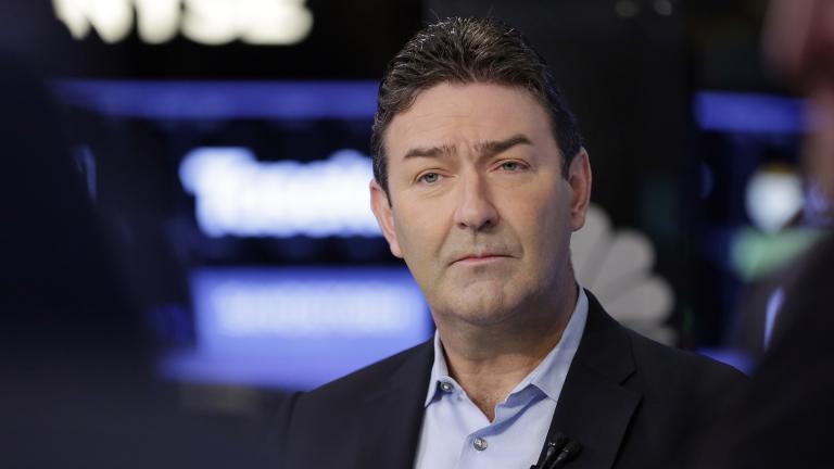 In this Wednesday, July 26, 2017, file photo, McDonald’s CEO Steve Easterbrook is interviewed at the New York Stock Exchange. (AP Photo / Richard Drew, File)
