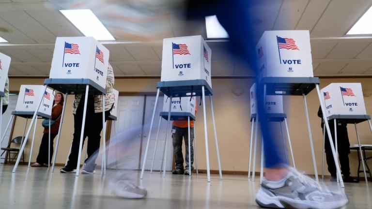 People vote, Nov. 5, 2024, in Oak Creek, Wis. (AP Photo/Morry Gash, File)