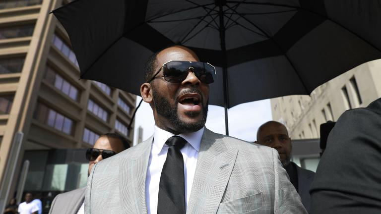 In this June 6, 2019 file photo, musician R. Kelly departs the Leighton Criminal Court building after pleading not guilty to 11 additional sex-related charges in Chicago. (AP Photo / Amr Alfiky, File) In this June 6, 2019 file photo, musician R. Kelly departs the Leighton Criminal Court building after pleading not guilty to 11 additional sex-related charges in Chicago. (AP Photo / Amr Alfiky, File)