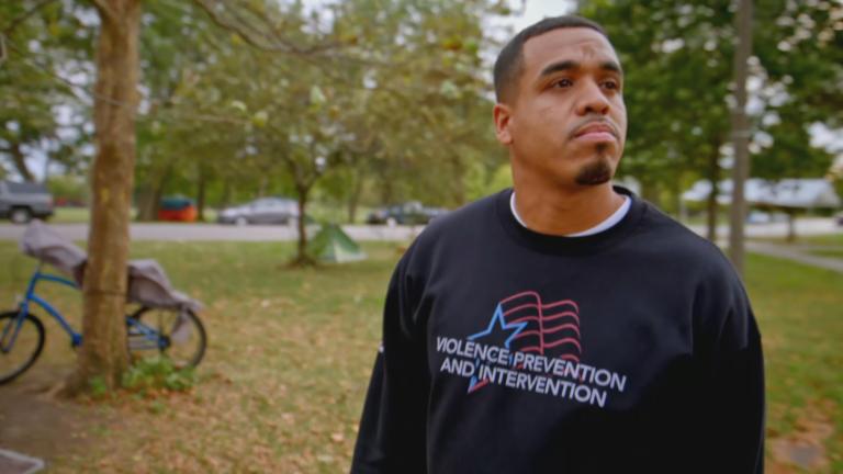 Adrian Rodriguez is featured in "Firsthand: Peacekeepers." (WTTW)