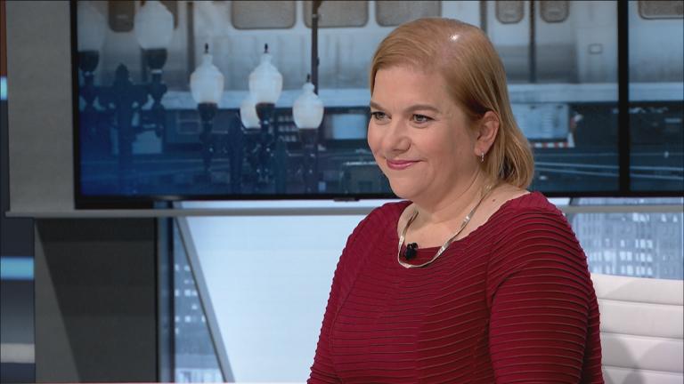 Dr. Allison Arwady appears on "Chicago Tonight" on Oct. 18, 2022. (WTTW News)