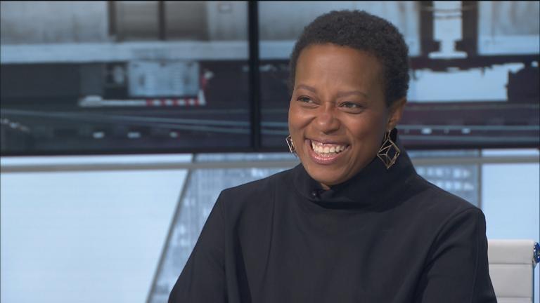 Amanda Williams appears on "Chicago Tonight" on Oct. 13, 2022. (WTTW News)