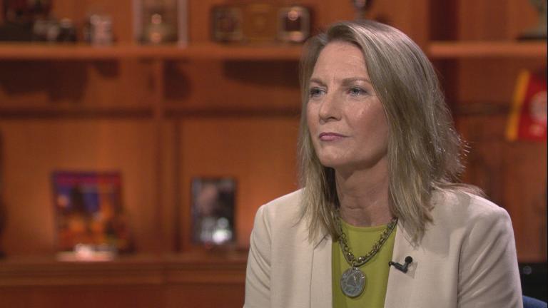 Cook County Public Defender Amy Campanelli appears on “Chicago Tonight” on Aug. 21, 2019.