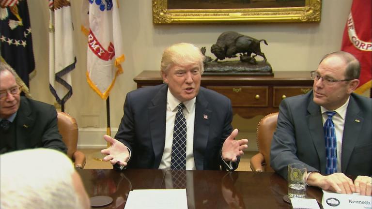 President Donald Trump met with police union leaders from across the country this week.