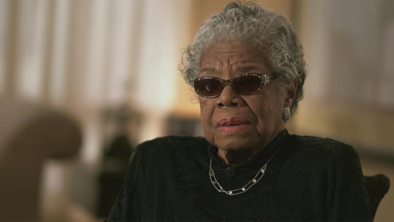 Maya Angelou in a scene from the documentary “Maya Angelou: And Still I Rise.”