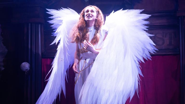 “Angels in America” is at the Windy City Playhouse through Sept. 7, 2025. (Aaron Reese Boseman Photography)