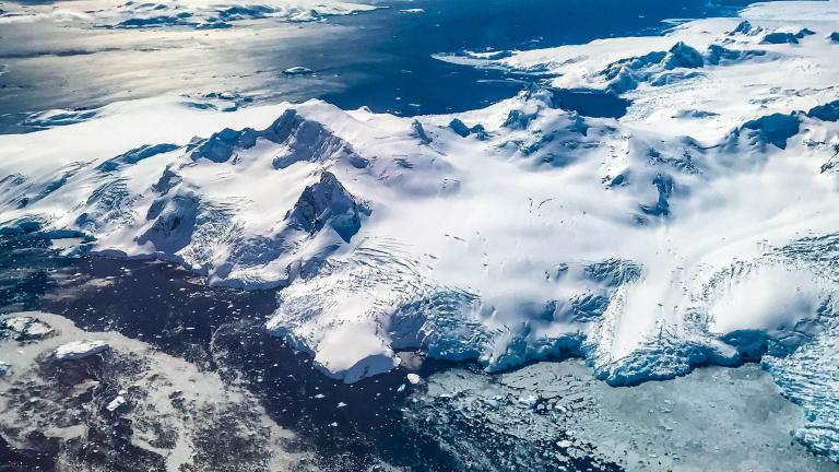 Photo from a 2017 NASA flight over Antarctica. (NASA Goddard Space Flight Center / Flickr) Photo from a 2017 NASA flight over Antarctica. (NASA Goddard Space Flight Center / Flickr)