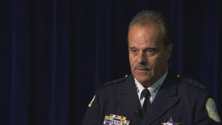 First Deputy Superintendent Anthony Riccio speaks with “Chicago Tonight” on Tuesday, July 14, 2020. (WTTW News)