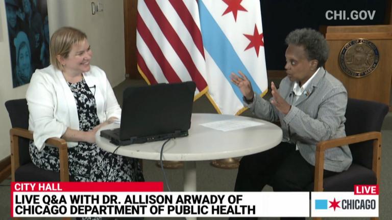 Lightfoot announced the reopening during an online question-and-answer session hosted by Dr. Allison Arwady, the commissioner of the Chicago Department of Public Health, June 3, 2021. 