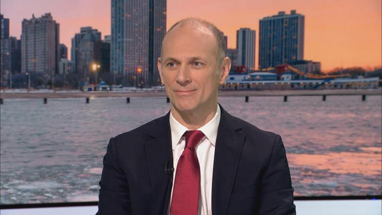 Austan Goolsbee appears on "Chicago Tonight" on Feb. 24, 2025. (WTTW News)