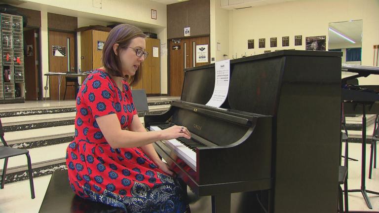 Buffalo High School Orchestra Director Elizabeth Bennett