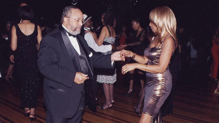 Two people steppin' at an event. (Provided)