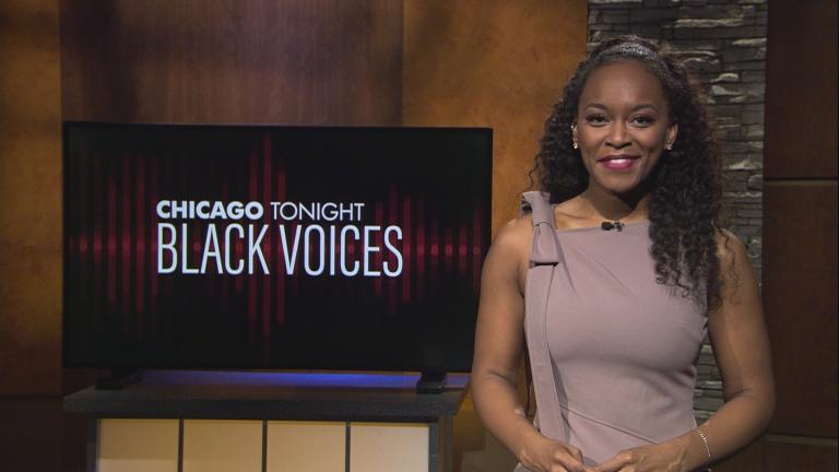 Angel Idowu hosts the 49th episode of “Black Voices.” (WTTW News)
