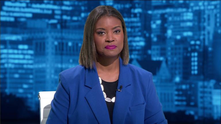 Brandis Friedman hosts the Oct. 8, 2025, episode of "Chicago Tonight: Black Voices." (WTTW News)