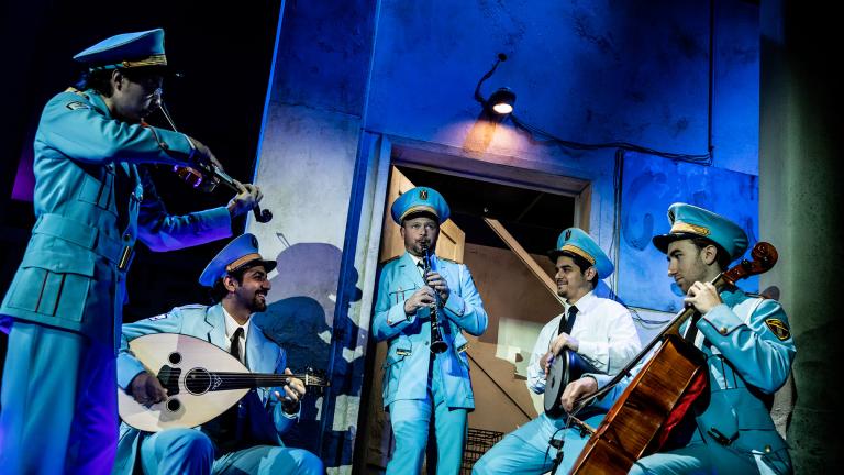 A scene from “The Band’s Visit.” (Photo by Matthew Murphy)