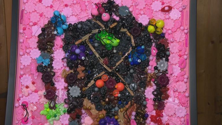 A mosaic from artist Keila Strong. (WTTW News)