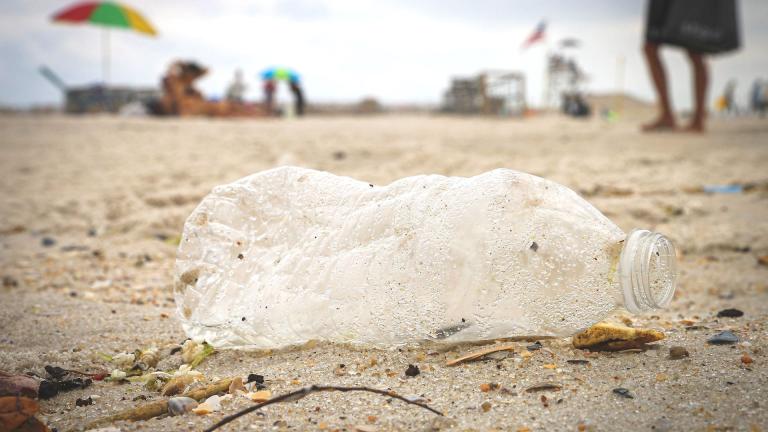 Plastic accounts for 85% of litter collected at Great Lakes beaches. (Brian Yurasits / Unsplash)