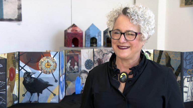 Artist Beth Adler. (WTTW News) Artist Beth Adler. (WTTW News)