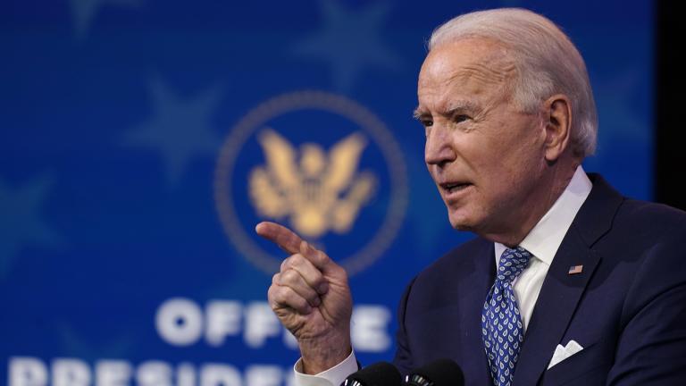 President-elect Joe Biden speaks at The Queen Theater in Wilmington, Del., Tuesday, Dec 22, 2020. (AP Photo / Carolyn Kaster)
