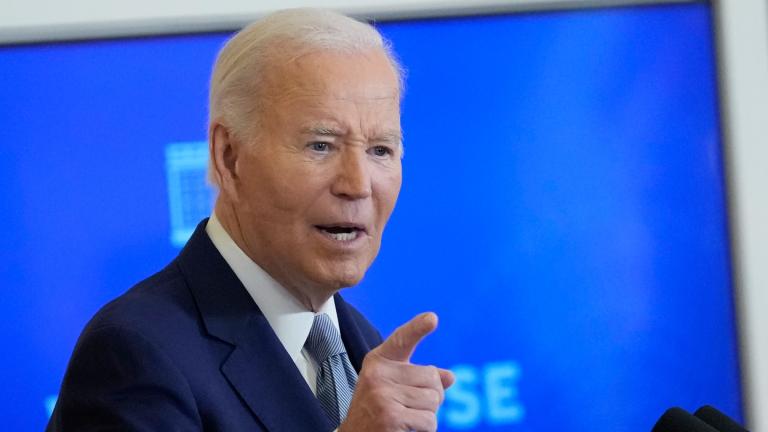 President Joe Biden speaks at the White House Conference on Women's Health Research from the East Room of the White House in Washington, Wednesday, Dec. 11, 2024. (Susan Walsh / AP Photo)