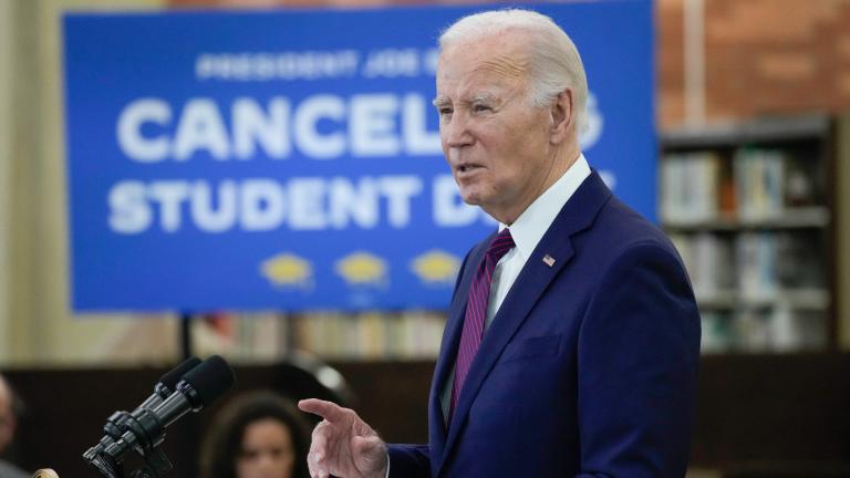 President Joe Biden speaks at Culver City Julian Dixon Library in Culver City, Calif., Wednesday, Feb. 21, 2024. (AP Photo / Manuel Balce Ceneta)