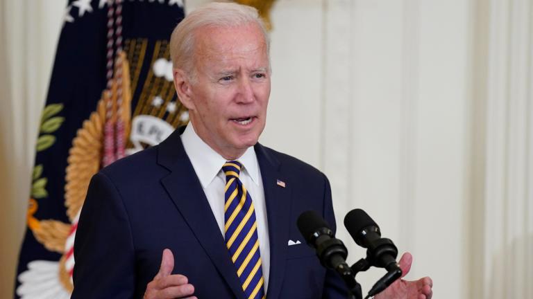 President Joe Biden in the East Room of the White House, Aug. 10, 2022, in Washington. (AP Photo / Evan Vucci, File)