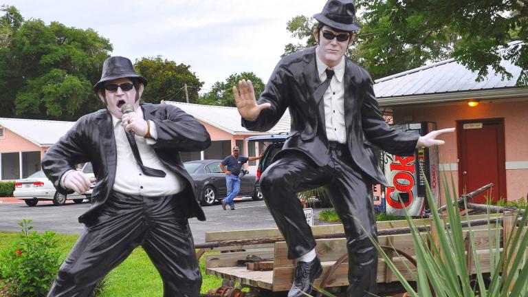Sing along with the Blues Brothers' "Sweet Home Chicago" at 7 p.m. Saturday. (K. Kendall / Flickr)