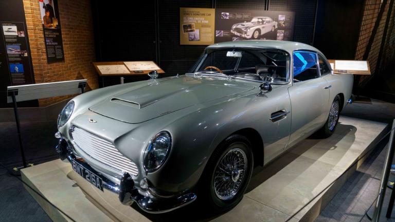 A look inside the “007 Science: Inventing the World of James Bond” exhibit at the Museum of Science and Industry. (Kelsey Ryan)