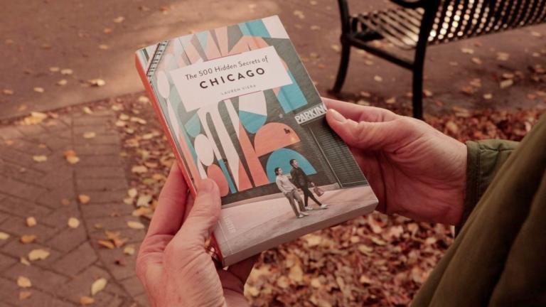 In her new book, Lauren Viera compiles a list of places to eat, buy food, drink, shop and sleep with a short description of why each location is a “hidden secret.” (Nicole Cardos / WTTW News)