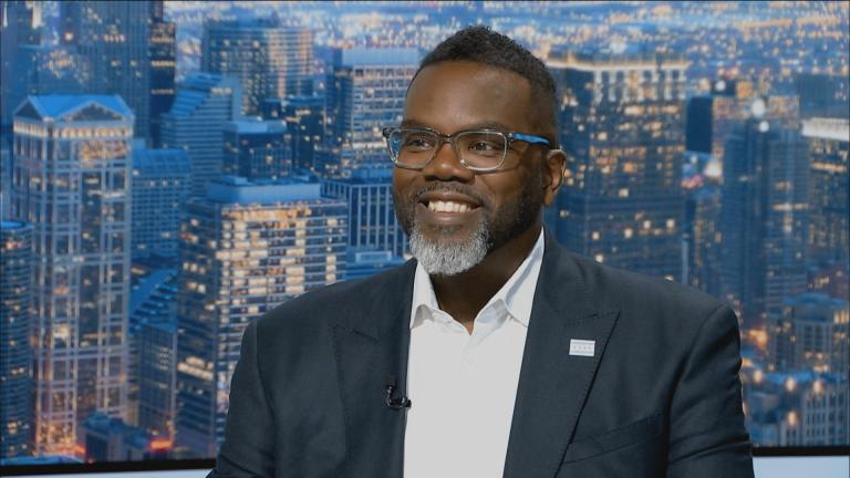 Mayor Brandon Johnson appears on "Chicago Tonight" on May 13, 2025. (WTTW News)