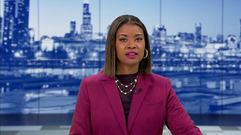 Brandis Friedman hosts the Jan. 5, 2025, episode of "Chicago Tonight." (WTTW News)